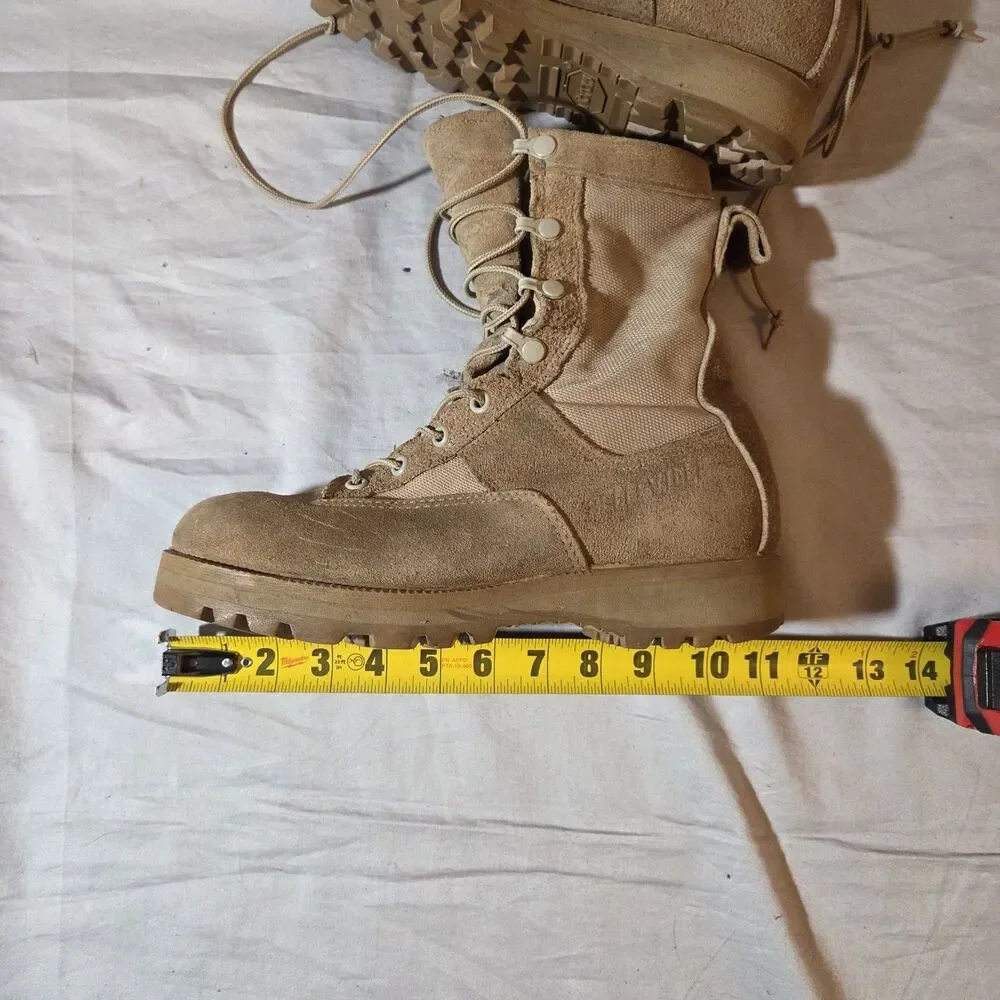 Belleville 790G Gore-Tex Waterproof Combat Boots 5.5 R Wide Tan Military Approve